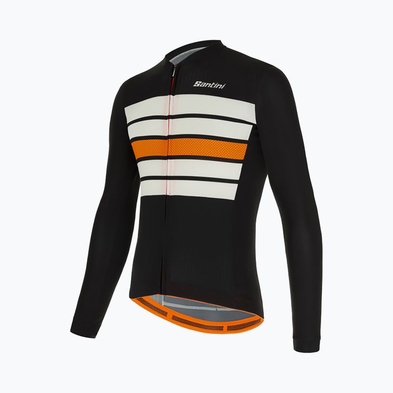 Férfi Santini Ecosleek Bengáli kerékpáros mez fekete 2S215075ESLKBENGBIS 3