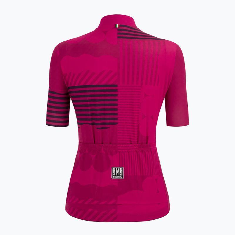 Santini Giada Optic női kerékpáros mez rózsaszín 2S95475GIADAOPTILAS 2