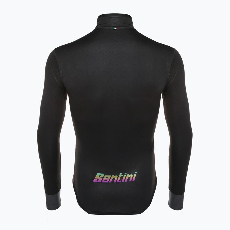 Santini Guard Nimbus férfi kerékpáros dzseki fekete 2W52275GUARDNIMBNES 2