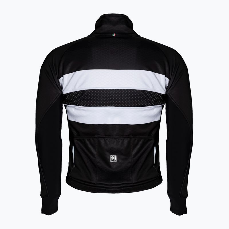 Férfi Santini Colore Bengal kerékpáros dzseki fekete 2W50775COLORBENGNE 2