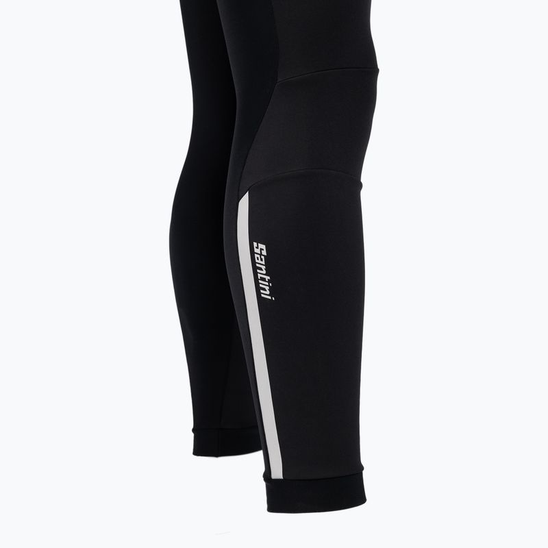 Férfi Santini Guarn Nimbus Nimbus Bib Tights fekete 3W1190GITGUARDNIMB kerékpáros nadrágok 4