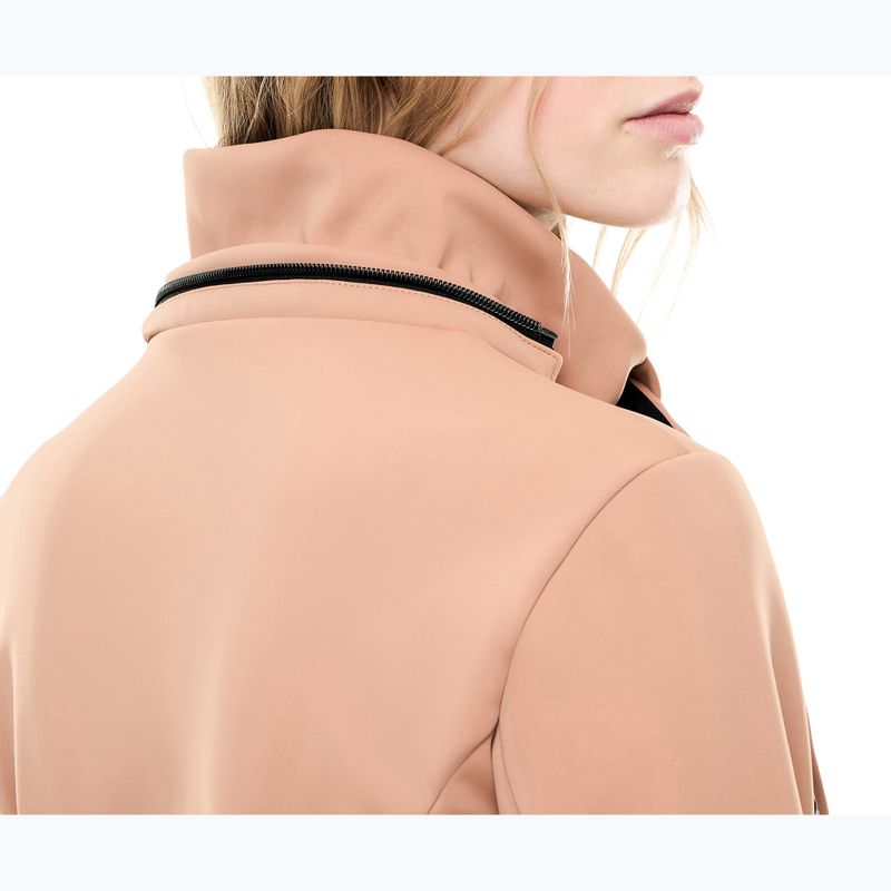 Női síoverál EA7 Emporio Armani Pure Softshell Jumpsuit mocha mousse 4