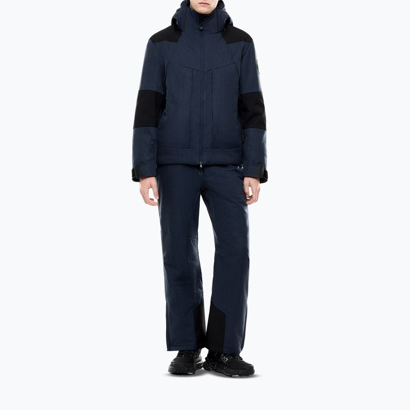 Férfi síkabát EA7 Emporio Armani Elitary Fashion fancy blue herringbo 2