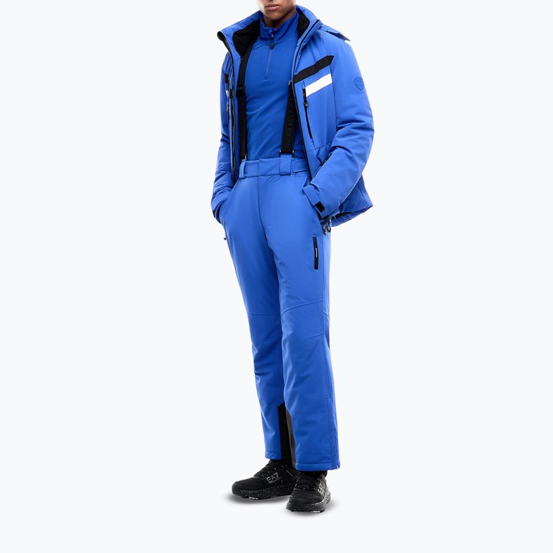 Férfi sípulóver EA7 Emporio Armani Pure Powerstretch T-Top Half Zip new royal 2
