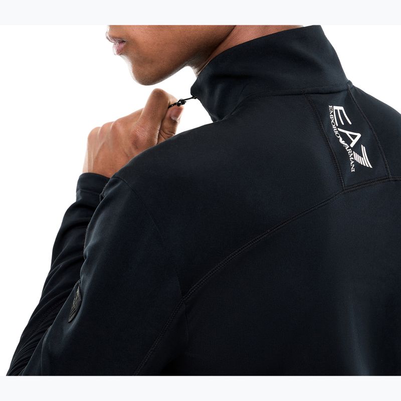 Férfi sípulóver EA7 Emporio Armani Pure Powerstretch T-Top Half Zip black 5