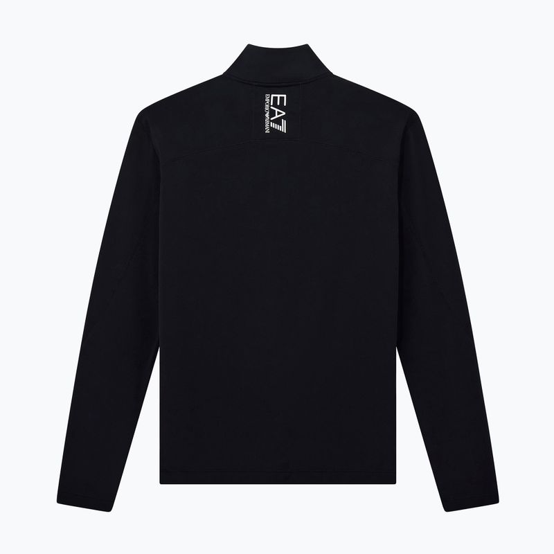 Férfi sípulóver EA7 Emporio Armani Pure Powerstretch T-Top Half Zip black 7