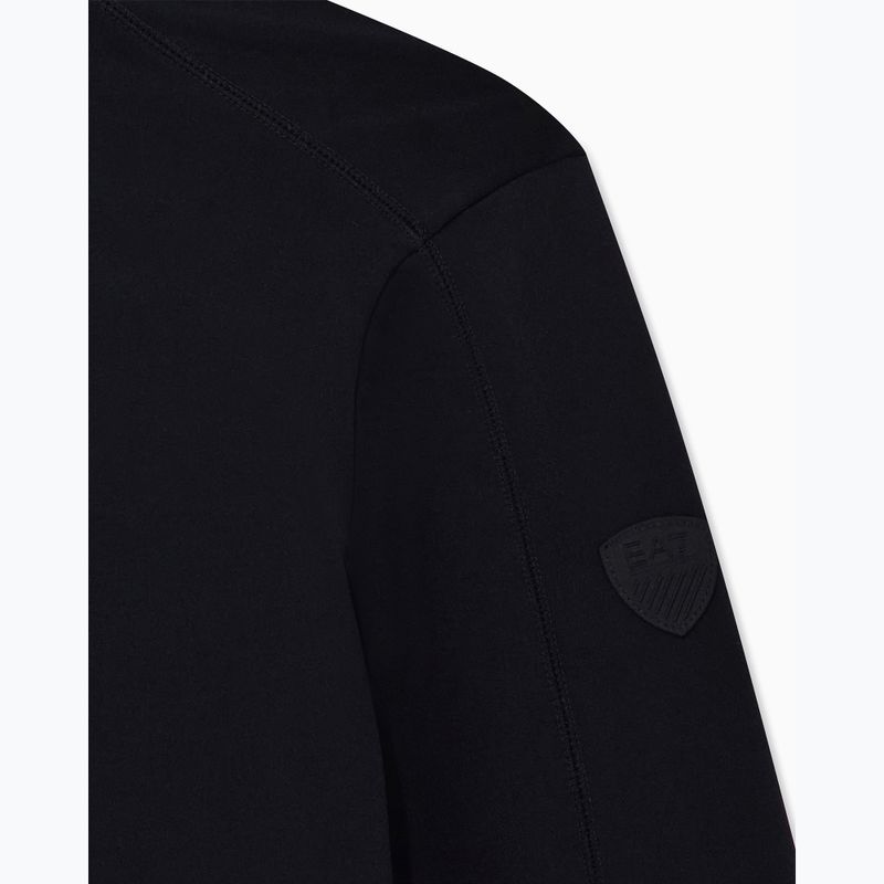 Férfi sípulóver EA7 Emporio Armani Pure Powerstretch T-Top Half Zip black 8