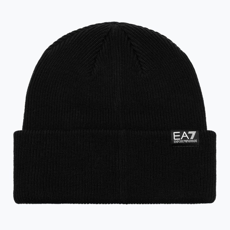 Téli sapka EA7 Emporio Armani Mountain Logo Series Big Beanie black 2