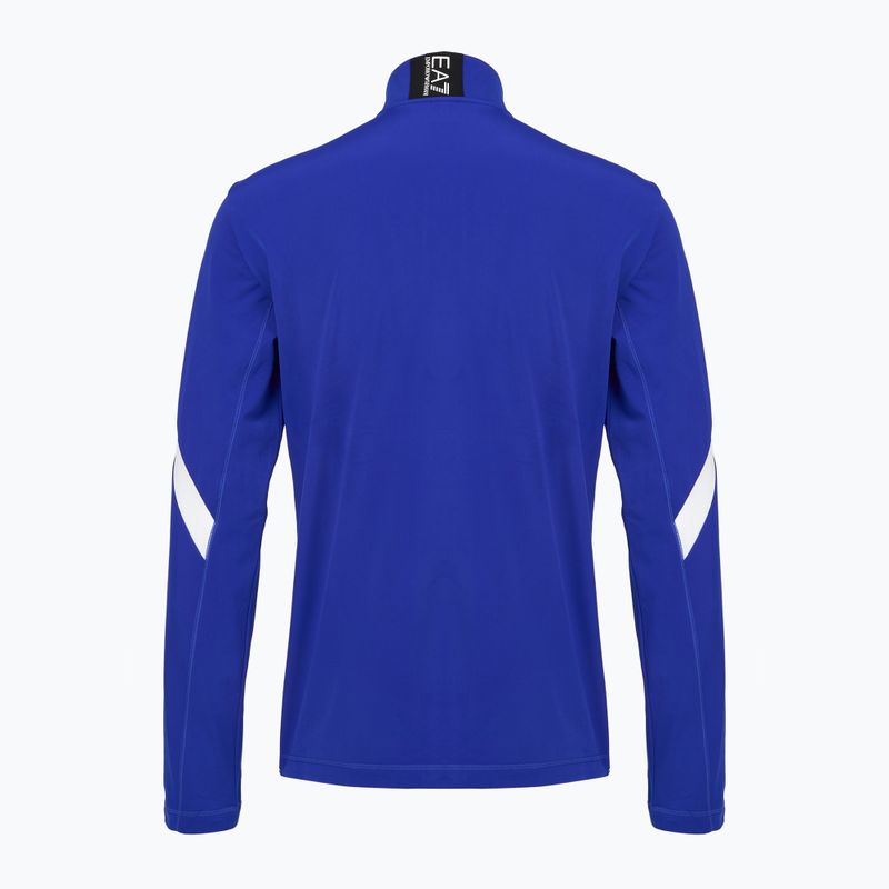 Férfi sípulóver EA7 Emporio Armani Pure Powerstretch T-Top Full Zip new royal 2