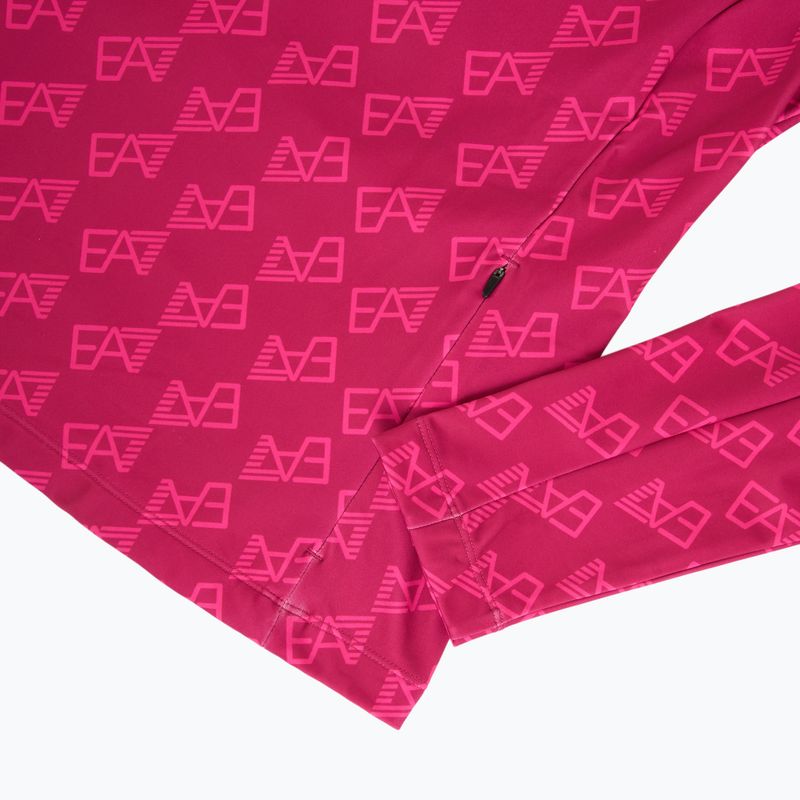 Női sípulóver EA7 Emporio Armani Pure Powerstretch T-Top Half Zip fancy vivacious mono 4