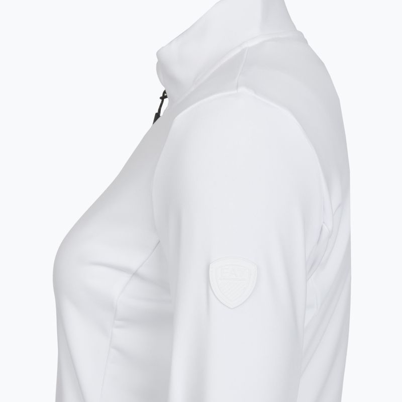 Női sípulóver EA7 Emporio Armani Pure Powerstretch T-Top Half Zip white 3