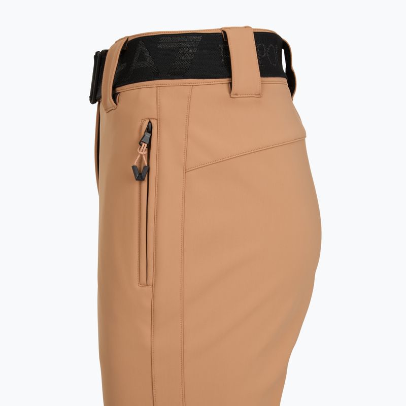 Női sínadrág EA7 Emporio Armani Pure Softshell Waisted mocha mousse 3