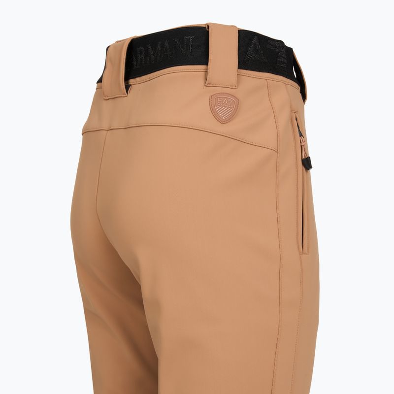 Női sínadrág EA7 Emporio Armani Pure Softshell Waisted mocha mousse 4