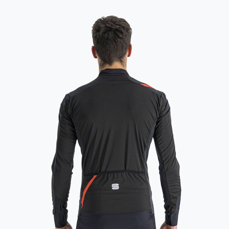 Férfi Sportful Fiandre Light No Rain kerékpáros dzseki fekete 1120021.002 4