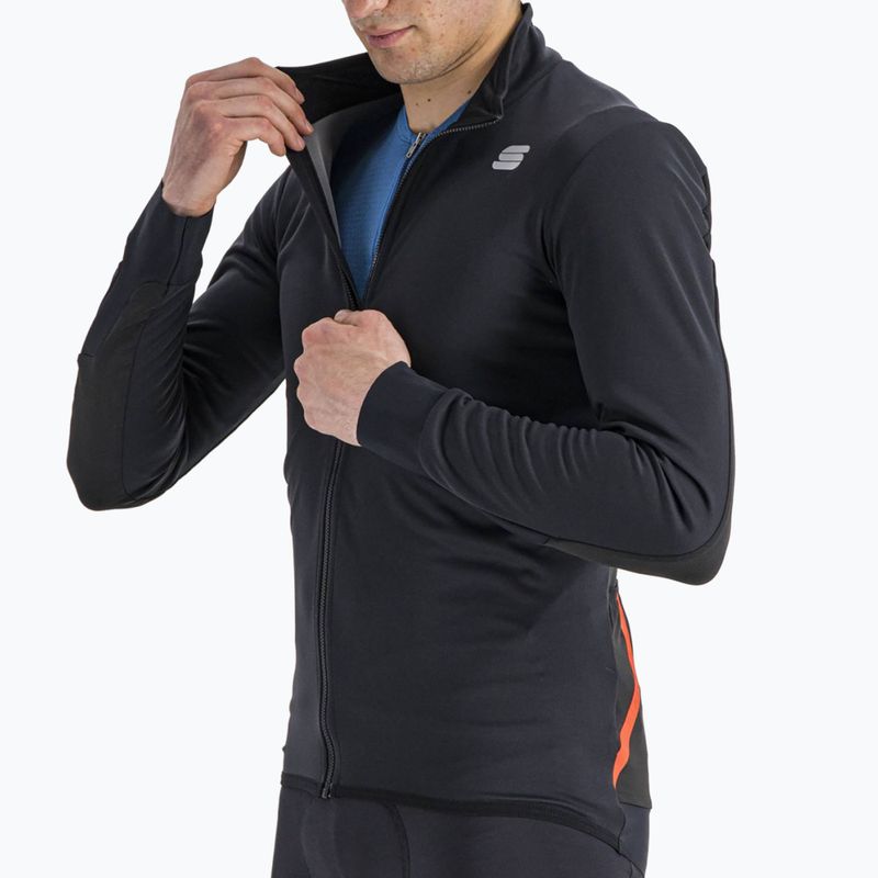 Férfi Sportful Fiandre Light No Rain kerékpáros dzseki fekete 1120021.002 7