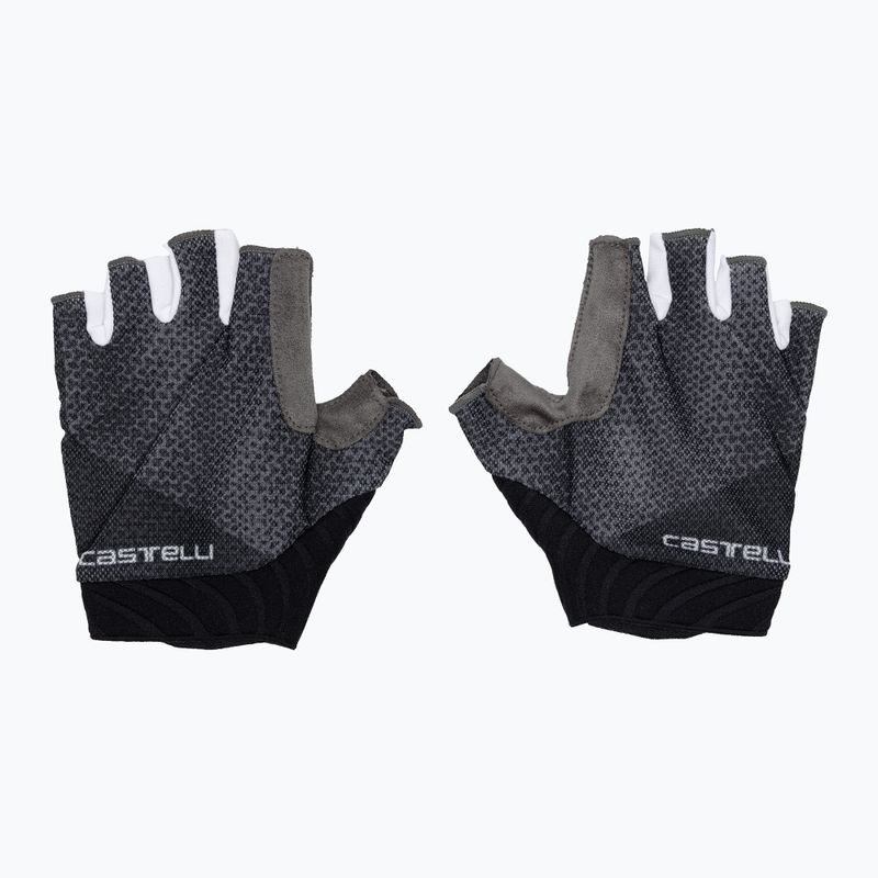 Női kerékpáros kesztyű Castelli Roubaix Gel 2 light black 3