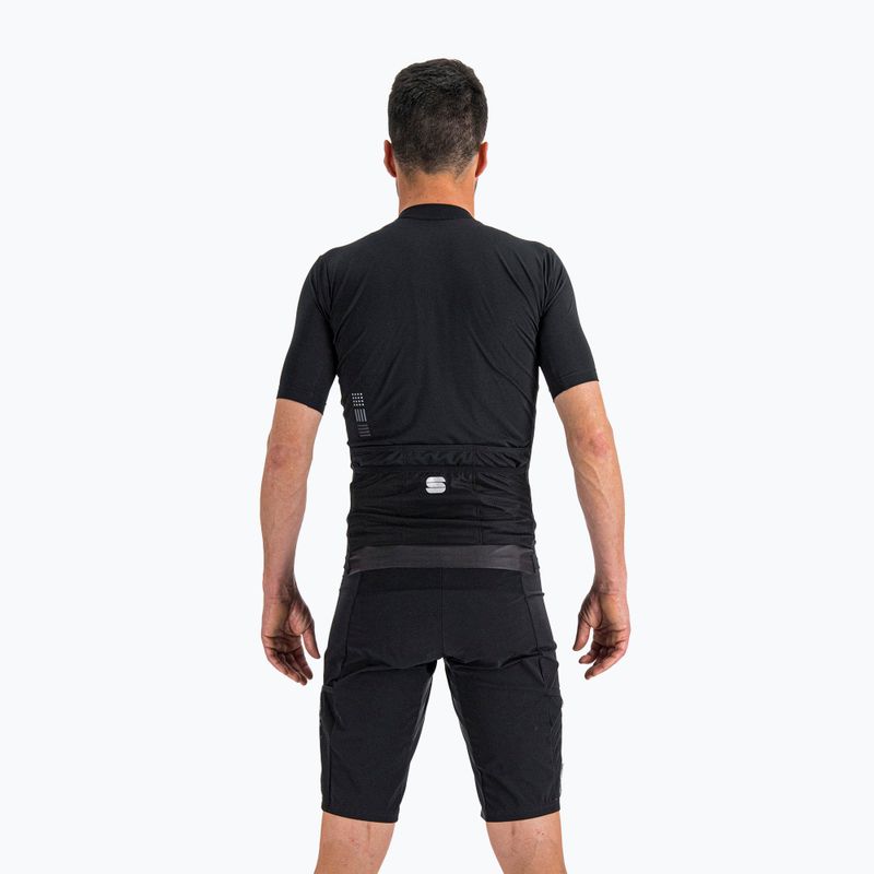 Férfi Sportful Supergiara Overshort kerékpáros rövidnadrág fekete 1120507.002 2