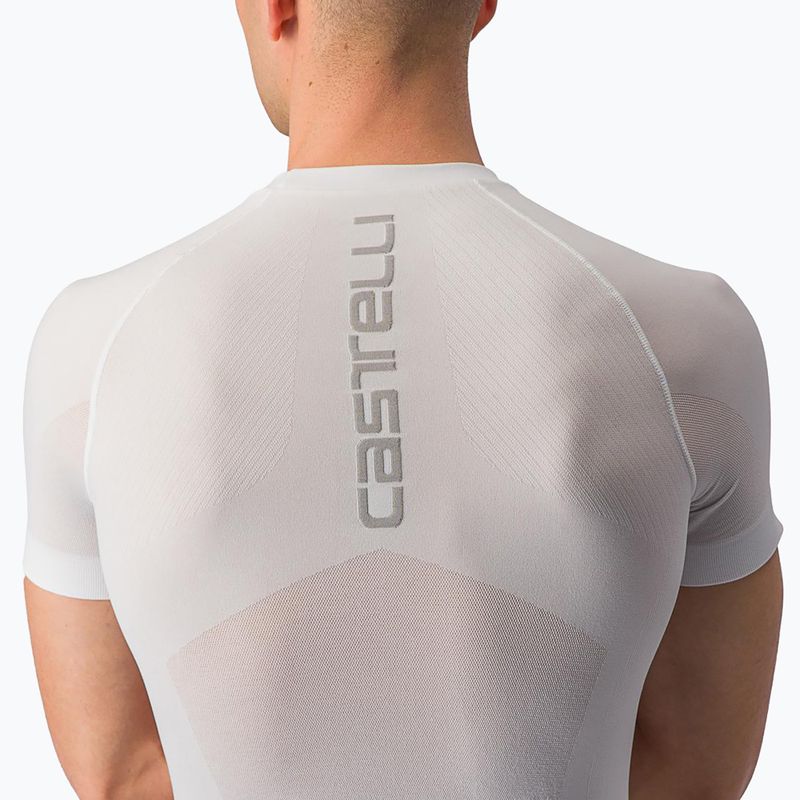 Castelli Core Seamless Base Layer fehér kerékpáros mez 4