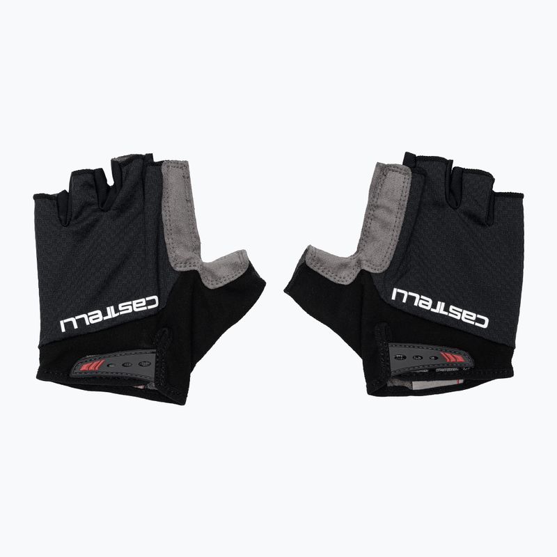 Férfi kerékpáros kesztyű Castelli Entrata V light black 3