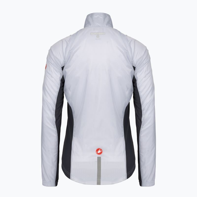 Női kerékpáros dzseki Castelli Squadra Stretch silver gray/dark gray 2