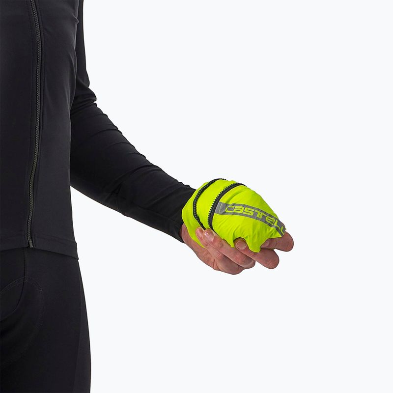 Férfi kerékpáros dzseki Castelli Squadra Stretch electric lime/dark gray 3