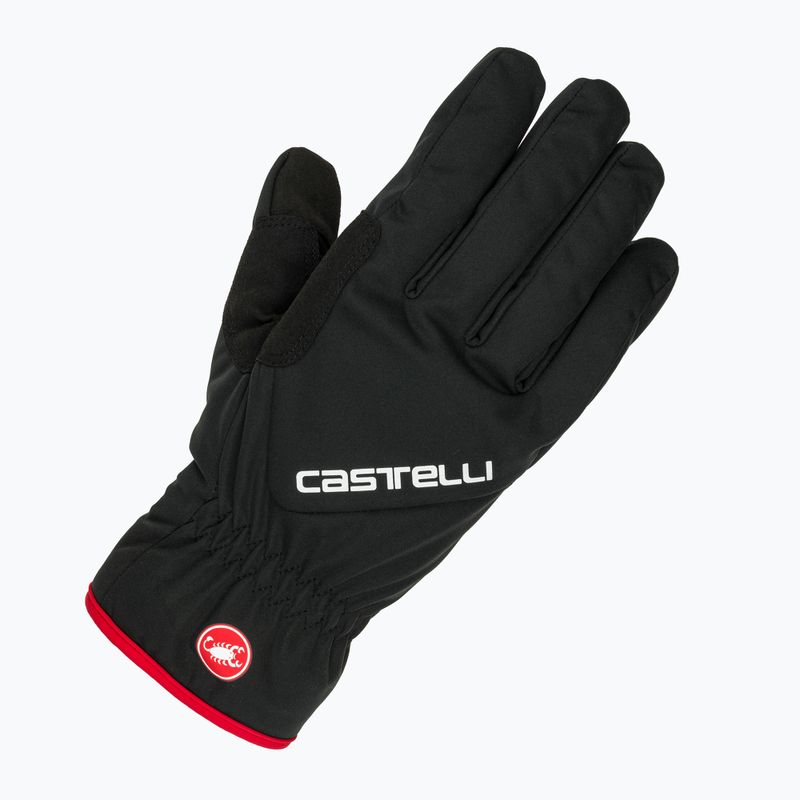 Férfi Castelli Entrata Thermal kerékpáros kesztyű fekete 5