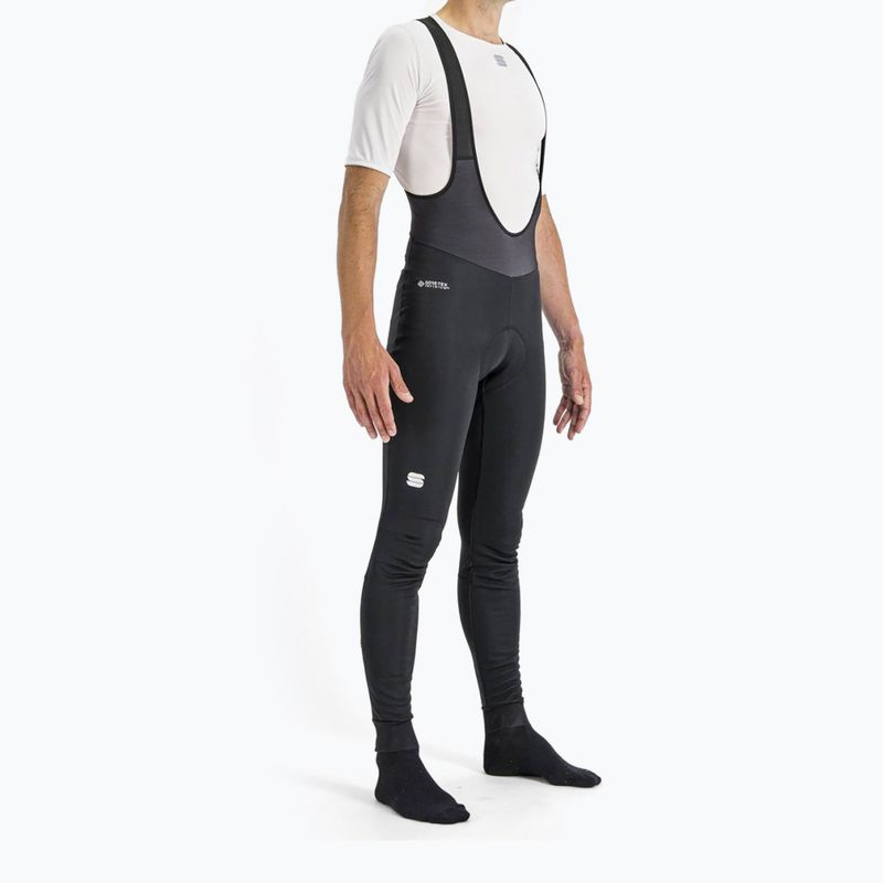 Férfi Sportful Infinium Bibtight kerékpáros nadrág fekete 1121518.002 6