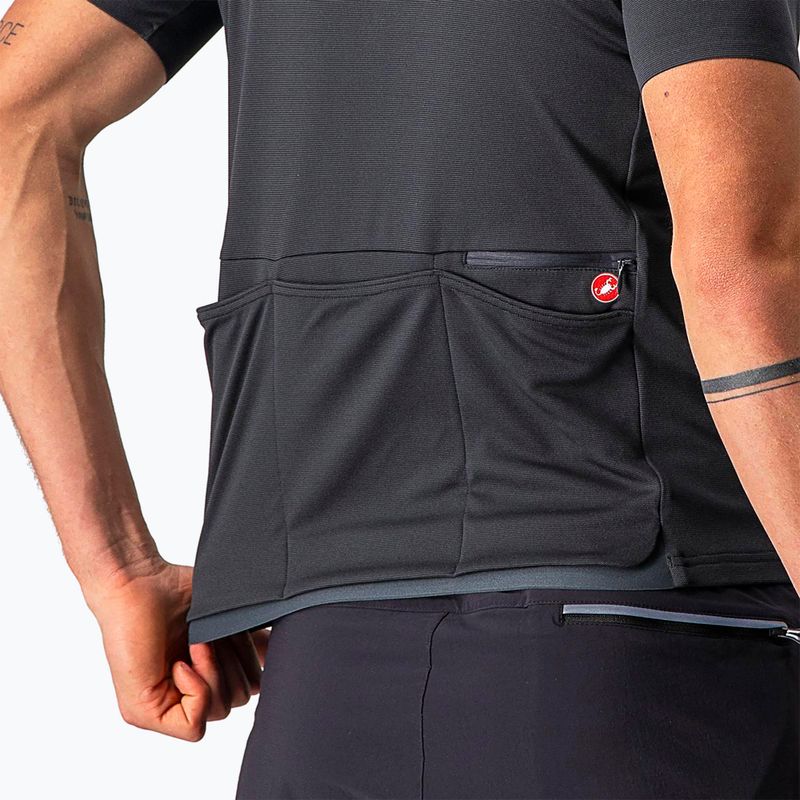 Férfi kerékpáros póló Castelli Unlimited Allroad dark gray 5