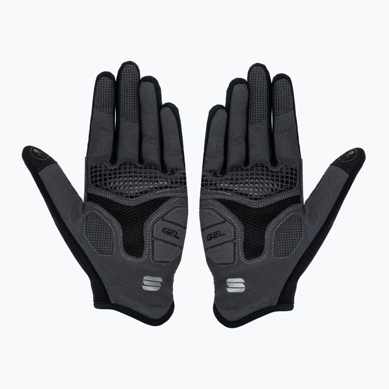 Férfi Sportful Full Grip kerékpáros kesztyű fekete 1122051.002 2