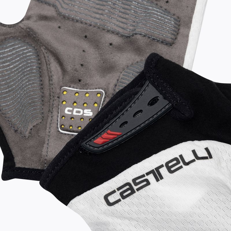 Férfi kerékpáros kesztyű Castelli Entrata V ivory 4