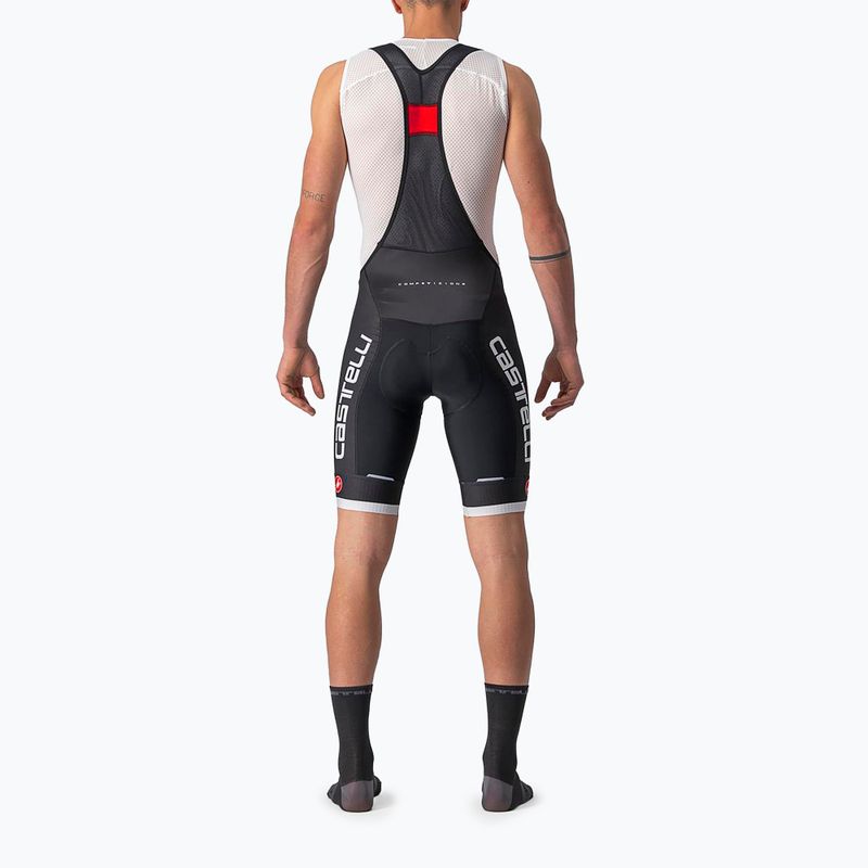 Férfi kerékpáros nadrág Castelli Competizione Kit black/silver gray 2