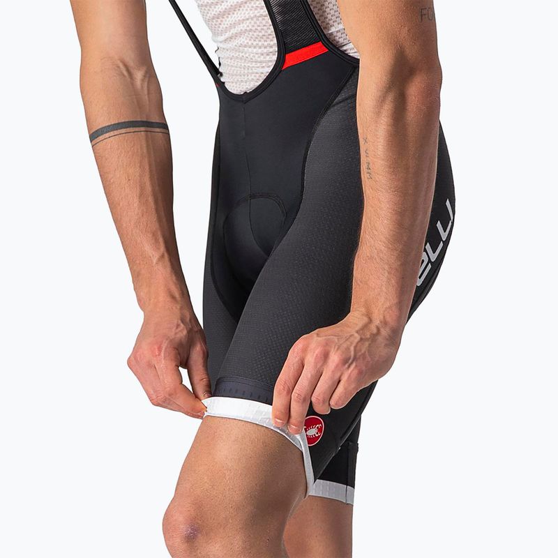 Férfi kerékpáros nadrág Castelli Competizione Kit black/silver gray 6