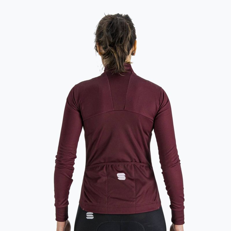 Női kerékpáros mez Sportful Kelly Thermal Jersey piros 1120530.605 2