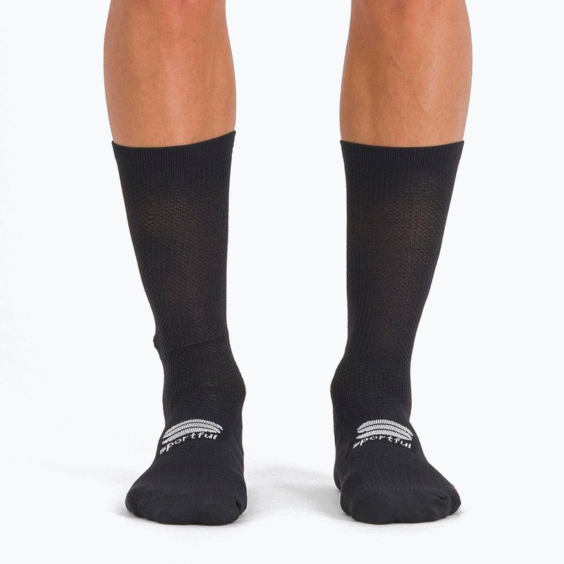 Férfi Sportful Pro kerékpáros zokni fekete 1123043.002