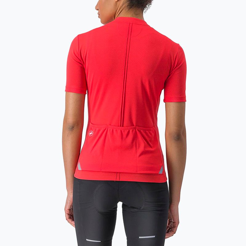 Női kerékpáros póló Castelli Anima 4 hibiscus 2