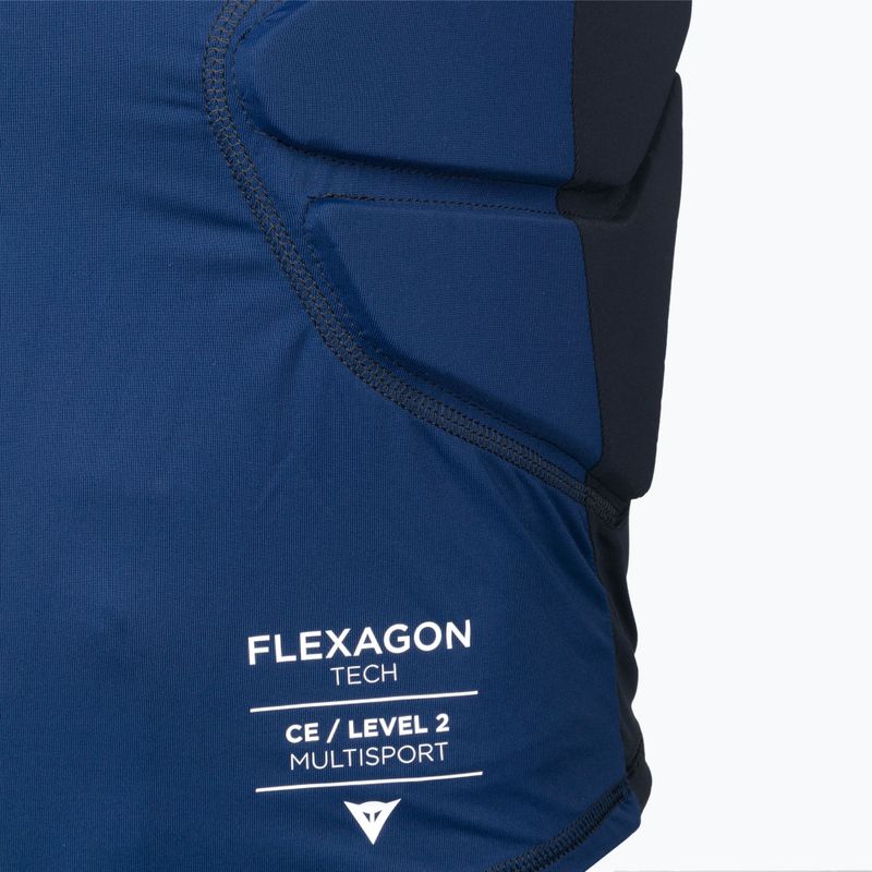 Férfi védő mellény Dainese Flexagon Waistcoat black iris/stretch limo 6