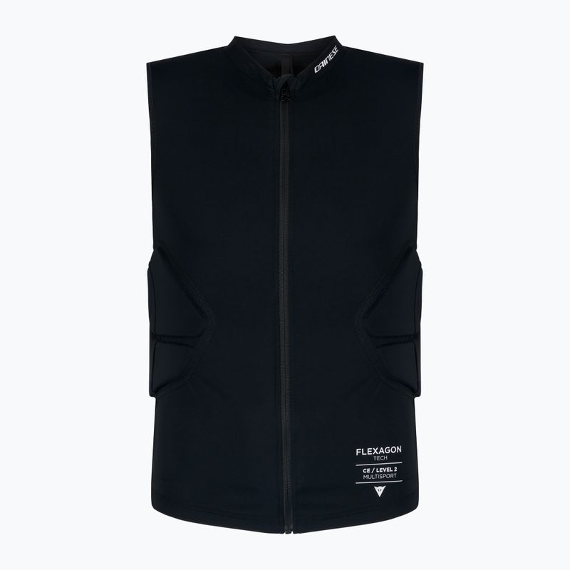 Férfi védő mellény Dainese Flexagon Waistcoat stretch limo/stretch limo