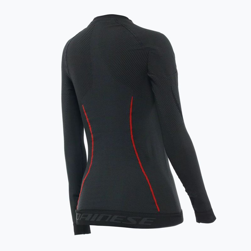 Női termoaktív pulóver Dainese Thermo fekete/piros 2