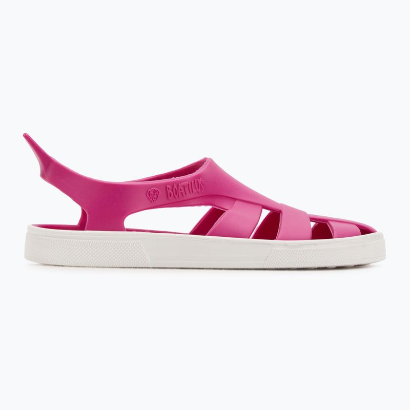 BOATILUS Bioty fuxia/fehér junior szandálok 2