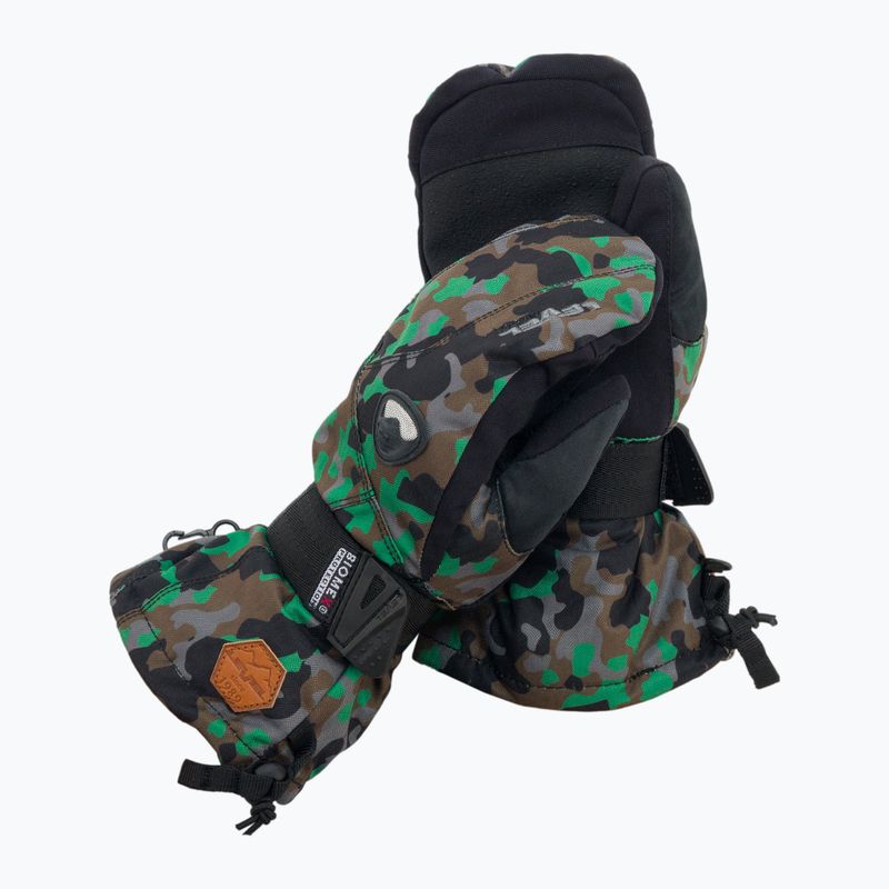 Gyermek snowboard kesztyű Level Fly Jr Mitt zöld 4001