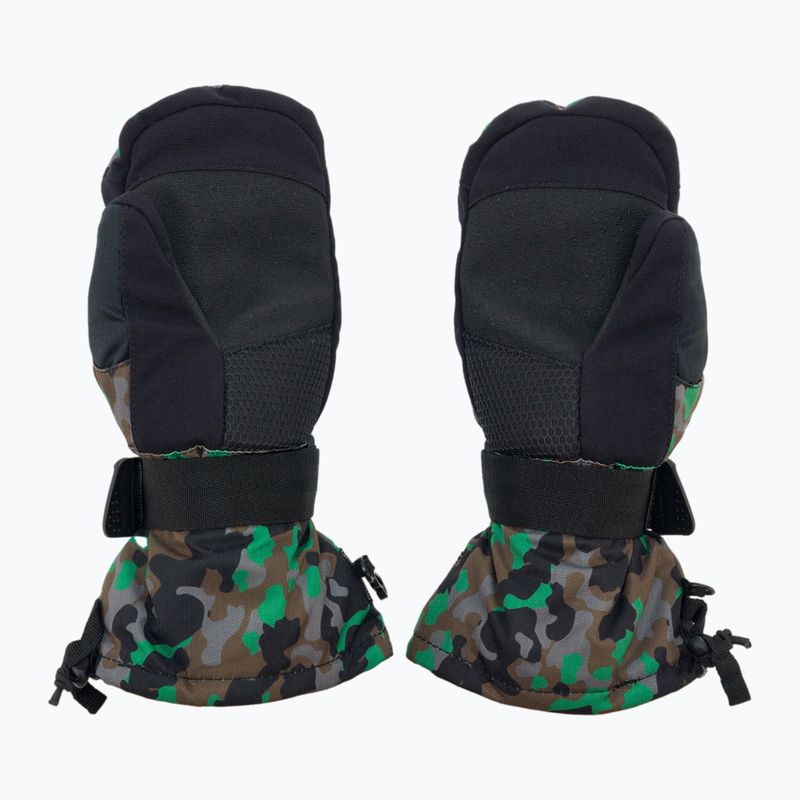 Gyermek snowboard kesztyű Level Fly Jr Mitt zöld 4001 2