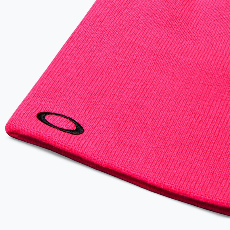 Téli sapka Oakley Fine Knit neon pink 3