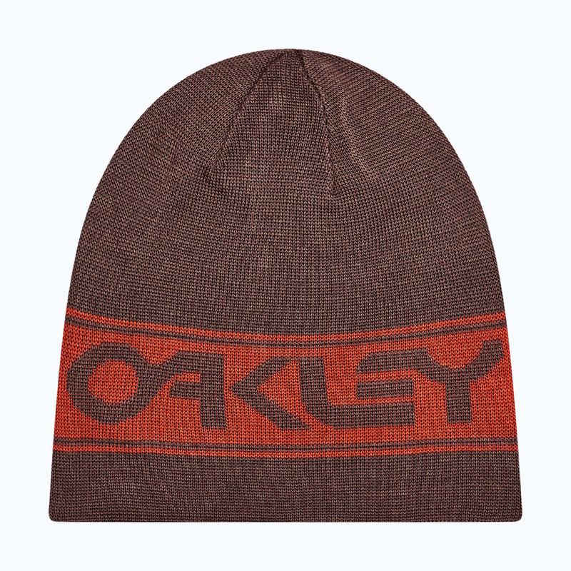 Téli sapka Oakley Tnp Reversible Beanie 68S dark umber