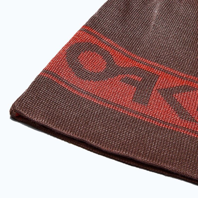 Téli sapka Oakley Tnp Reversible Beanie 68S dark umber 3