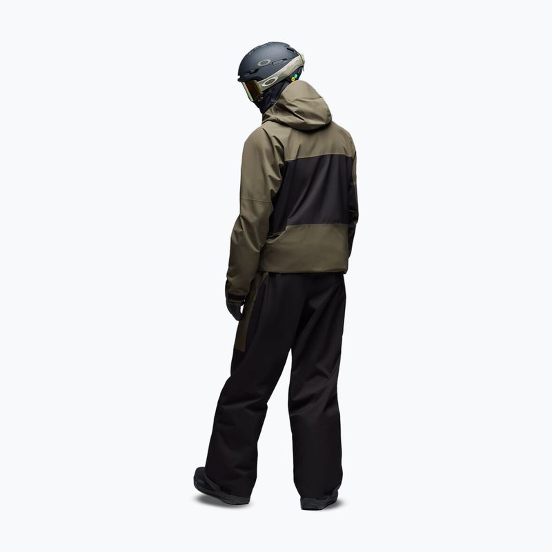 Férfi snowboarddzseki Oakley Baldface Gore-Tex deep olive/pitch black 3