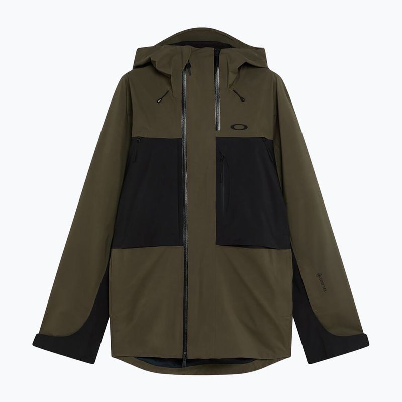 Férfi snowboarddzseki Oakley Baldface Gore-Tex deep olive/pitch black 7