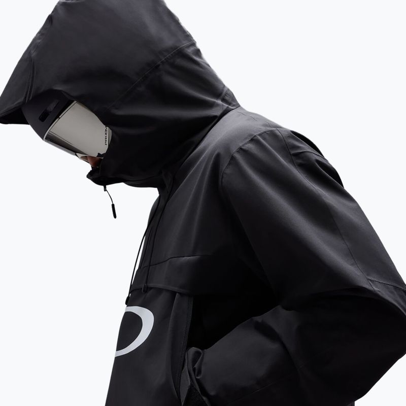 Férfi snowboarddzseki Oakley Timberline Shell Anorak pitch black 4
