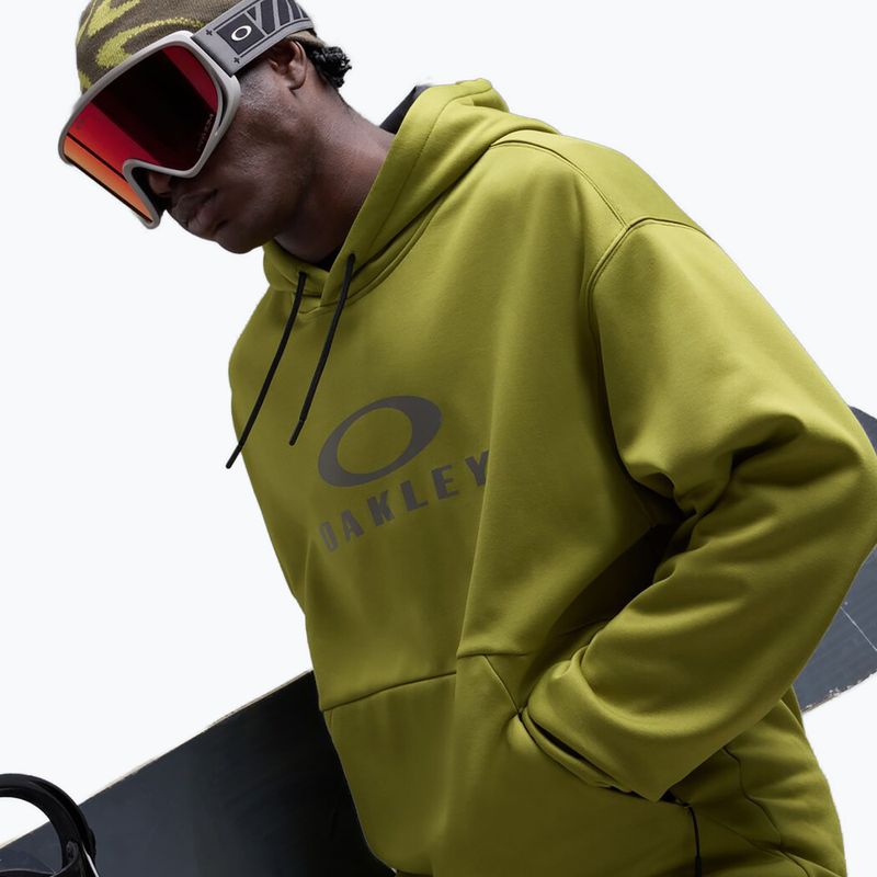 Férfi snowboard pulóver Oakley Rider Phantom Hoodie cactus 4