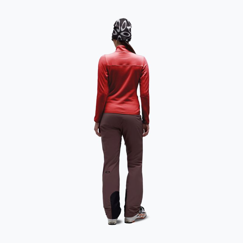 Női pulóver Oakley Canopy Full Zip hibiscus red 3