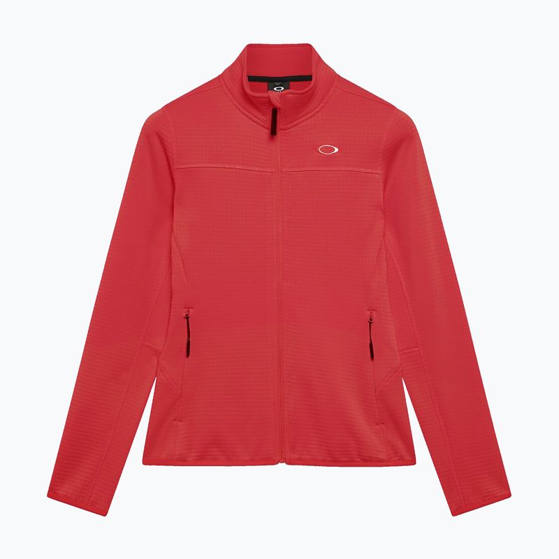 Női pulóver Oakley Canopy Full Zip hibiscus red 6